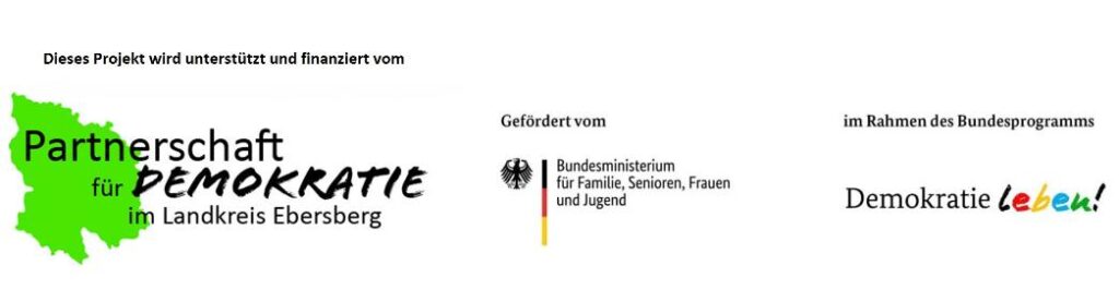 Gefördert durch „Demokratie leben!" — Bundesministerium für Familie, Senioren, Frauen und Jugend